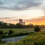 Sunrise at Scioto Audubon Metro Park. July 30, 2016.