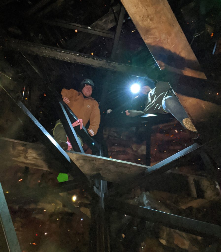 Climbing Wall and River work is a winter staple at Scioto Audubon